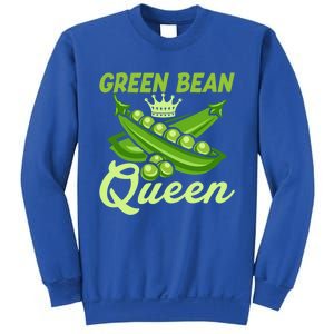 Green Bean Queen Funny Veganism Veggie Gift Sweatshirt