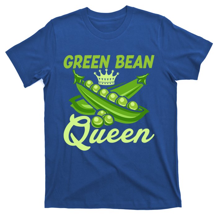 Green Bean Queen Funny Veganism Veggie Gift T-Shirt