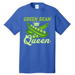 Green Bean Queen Funny Veganism Veggie Gift Tall T-Shirt