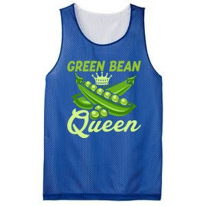 Green Bean Queen Funny Veganism Veggie Gift Mesh Reversible Basketball Jersey Tank