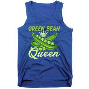 Green Bean Queen Funny Veganism Veggie Gift Tank Top