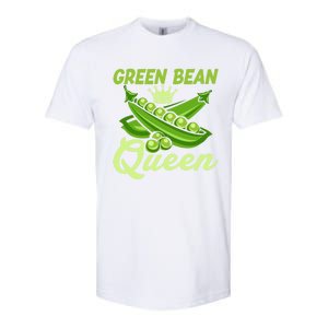 Green Bean Queen Funny Veganism Veggie Gift Softstyle CVC T-Shirt