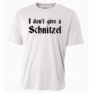 German Beer Quotes Oktoberfest I Dont Give A Schnitzel Cooling Performance Crew T-Shirt