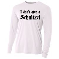 German Beer Quotes Oktoberfest I Dont Give A Schnitzel Cooling Performance Long Sleeve Crew