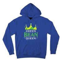 Green Bean Queen Artwork Vegan Gift Hoodie