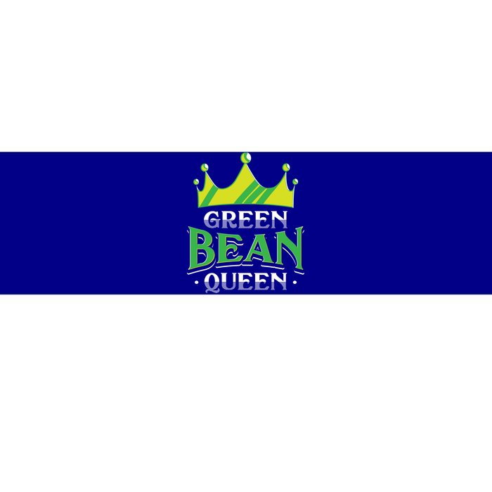 Green Bean Queen Artwork Vegan Gift Bumper Sticker