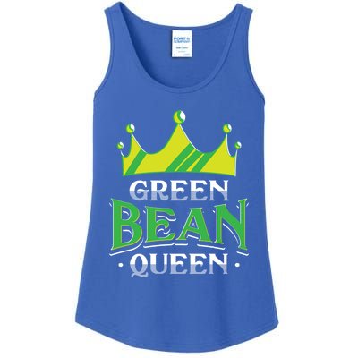 Green Bean Queen Artwork Vegan Gift Ladies Essential Tank