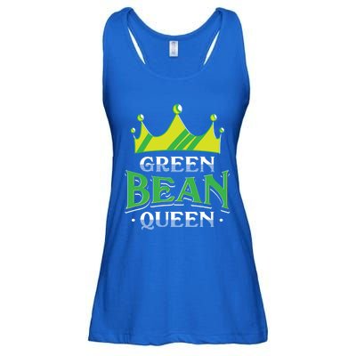 Green Bean Queen Artwork Vegan Gift Ladies Essential Flowy Tank