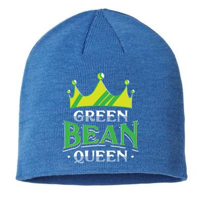 Green Bean Queen Artwork Vegan Gift Sustainable Beanie