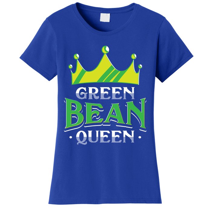 Green Bean Queen Artwork Vegan Gift Women's T-Shirt