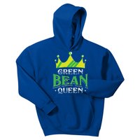 Green Bean Queen Artwork Vegan Gift Kids Hoodie