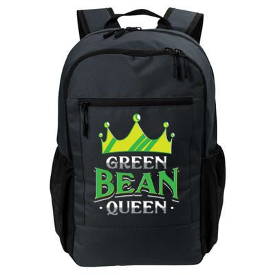 Green Bean Queen Artwork Vegan Gift Daily Commute Backpack