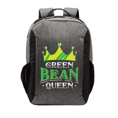 Green Bean Queen Artwork Vegan Gift Vector Backpack