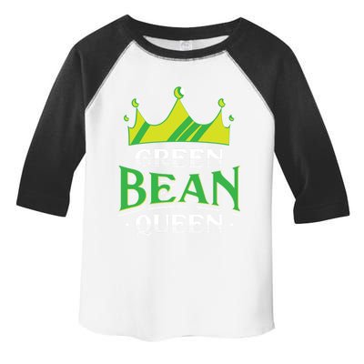 Green Bean Queen Artwork Vegan Gift Toddler Fine Jersey T-Shirt