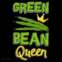 Green Bean Queen String Beans Vegetarian Vegan Tall T-Shirt