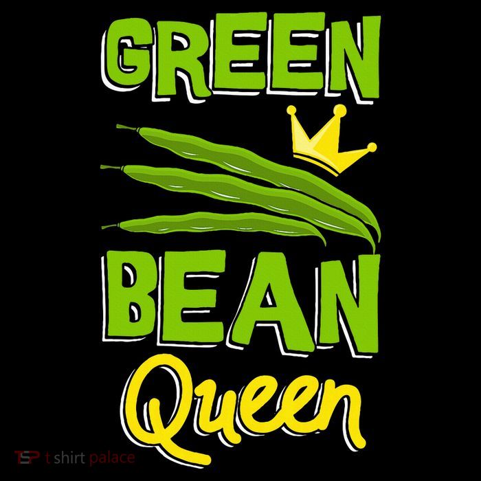 Green Bean Queen String Beans Vegetarian Vegan Tall T-Shirt