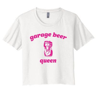 Garage Beer Queen Women's Crop Top Tee