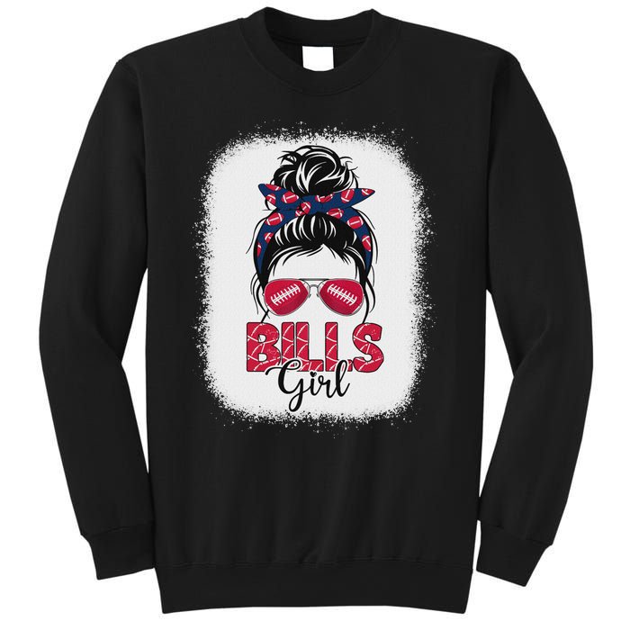 Girl B.I.L.L.S Retro Messy Bun Fan Team Sweatshirt