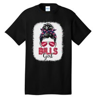 Girl B.I.L.L.S Retro Messy Bun Fan Team Tall T-Shirt