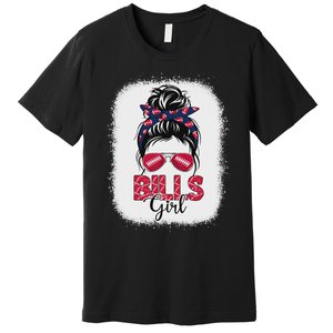 Girl B.I.L.L.S Retro Messy Bun Fan Team Premium T-Shirt