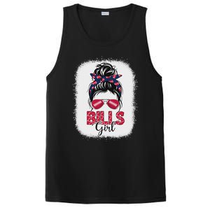 Girl B.I.L.L.S Retro Messy Bun Fan Team PosiCharge Competitor Tank