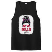 Girl B.I.L.L.S Retro Messy Bun Fan Team PosiCharge Competitor Tank