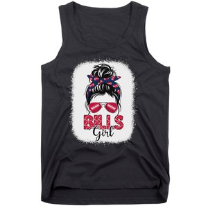 Girl B.I.L.L.S Retro Messy Bun Fan Team Tank Top