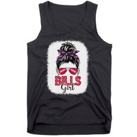 Girl B.I.L.L.S Retro Messy Bun Fan Team Tank Top