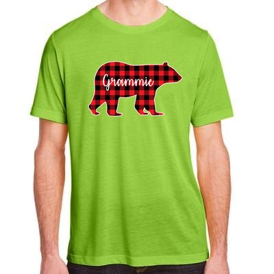 Grammie Bear Red Plaid Family Matching Christmas Pajama Gift Adult ChromaSoft Performance T-Shirt