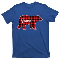 Grammie Bear Red Plaid Family Matching Christmas Pajama Gift T-Shirt