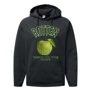 Green Brat Rotten Apple Performance Fleece Hoodie