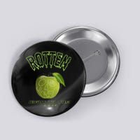 Green Brat Rotten Apple Button