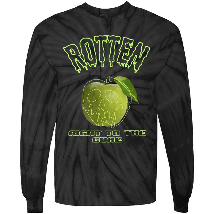 Green Brat Rotten Apple Tie-Dye Long Sleeve Shirt