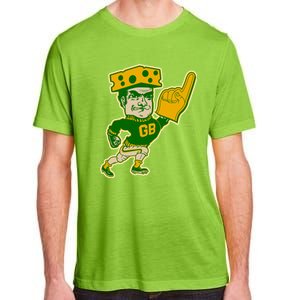 Green Bay Retro Style Packers Fan Go Pack Adult ChromaSoft Performance T-Shirt