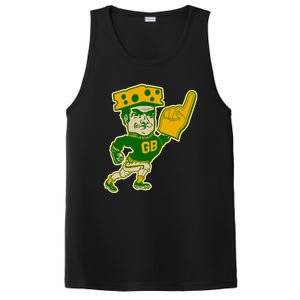 Green Bay Retro Style Packers Fan Go Pack PosiCharge Competitor Tank