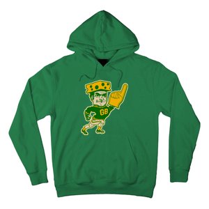 Green Bay Retro Style Packers Fan Go Pack Hoodie