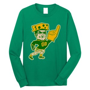 Green Bay Retro Style Packers Fan Go Pack Long Sleeve Shirt