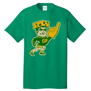 Green Bay Retro Style Packers Fan Go Pack Tall T-Shirt