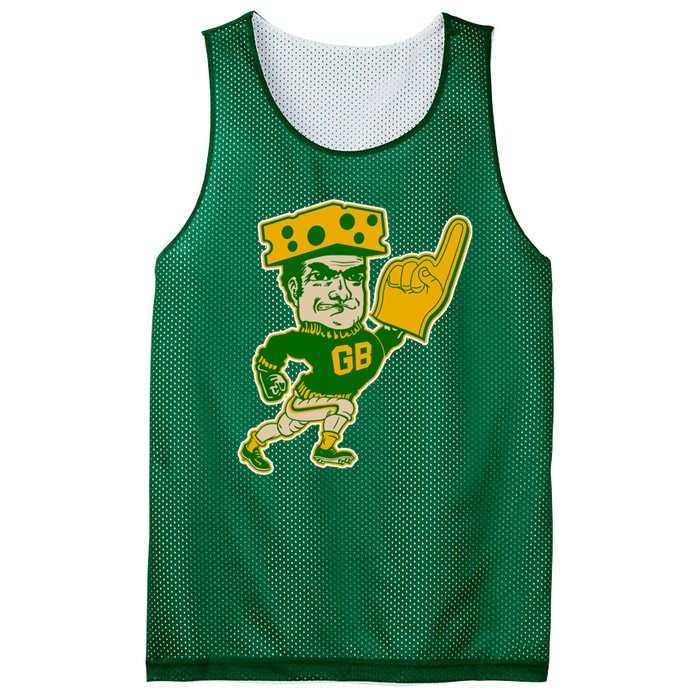 Green Bay Retro Style Packers Fan Go Pack Mesh Reversible Basketball Jersey Tank