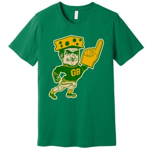 Green Bay Retro Style Packers Fan Go Pack Premium T-Shirt