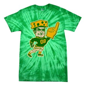 Green Bay Retro Style Packers Fan Go Pack Tie-Dye T-Shirt