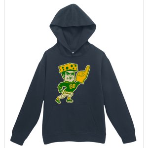 Green Bay Retro Style Packers Fan Go Pack Urban Pullover Hoodie