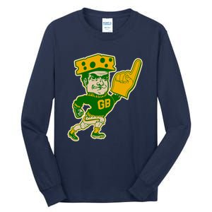 Green Bay Retro Style Packers Fan Go Pack Tall Long Sleeve T-Shirt