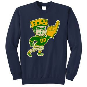 Green Bay Retro Style Packers Fan Go Pack Tall Sweatshirt