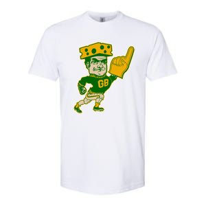 Green Bay Retro Style Packers Fan Go Pack Softstyle CVC T-Shirt