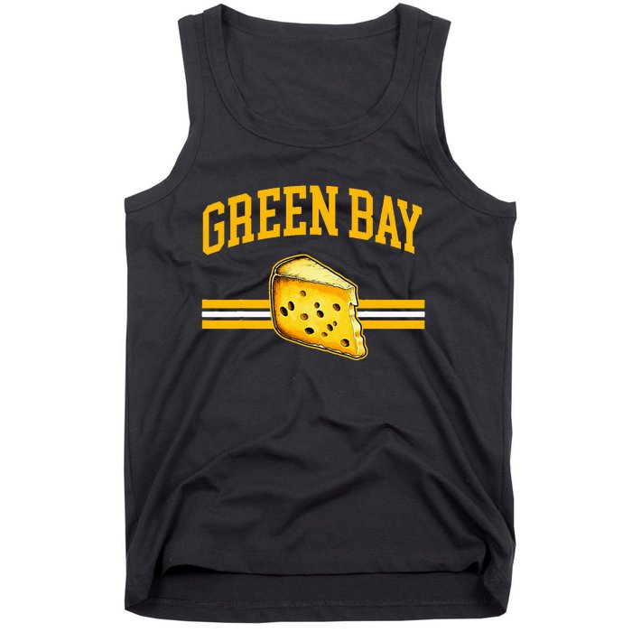 Green Bay Retro Vintage Classic Wisconsin Gift Tank Top