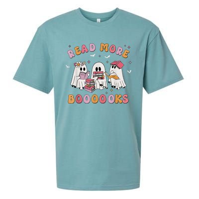 Ghost Book Read More Books Teachers Halloween Sueded Cloud Jersey T-Shirt