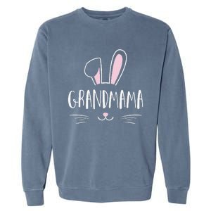 Grandmama Bunny Rabbit Family Group Easter Mother's Day Garment-Dyed Sweatshirt