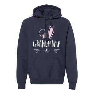 Grandmama Bunny Rabbit Family Group Easter Mother's Day Premium Hoodie