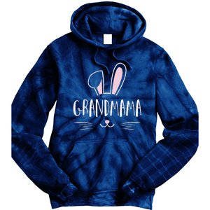 Grandmama Bunny Rabbit Family Group Easter Mother's Day Tie Dye Hoodie